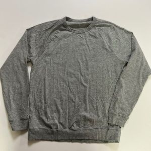 Destination Heather Grey Men's Pima Cotton Long Sleeve Jersey Size Small